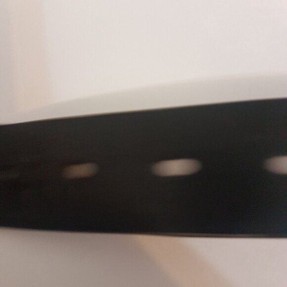 Vintage COWETHER Leather Belt Rare Buckle Black Men 32" - Picture 9 of 12